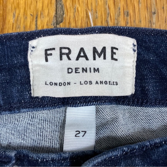 Frame Denim Le Skinny de Jeanne in Galvin Step Hem Size 27 - Picture 6 of 9